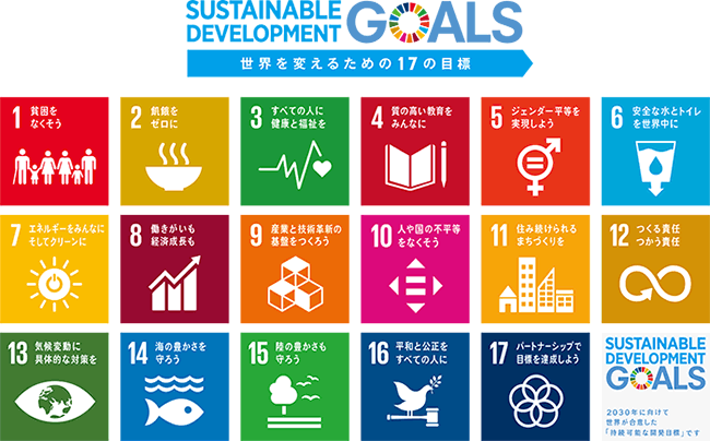 SDGs 世界を変えるための17の目標